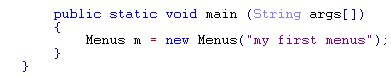 ����� Menus - �������� main