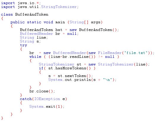 ����� BufferAndToken