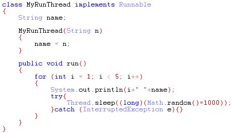 ����� MyRunThread - ����� ��������