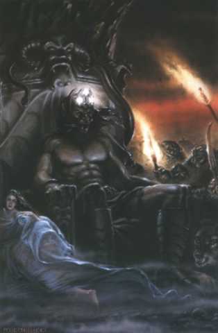 L�thien Tinuviel y Beren en la corte de Morgoth Bauglir