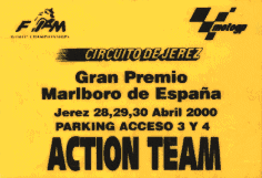 Adhesivo exclusivo imprescindible para dejar la moto dentro del circuito