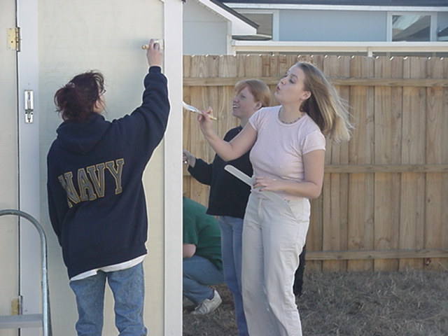 Leigh and Sam Painting