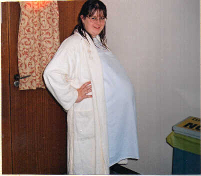 an hour before james was born