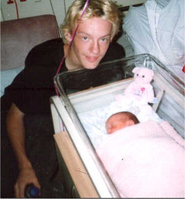 danny and jade at the hospital
