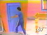 Scott Baio busts down a door