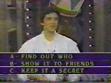 You get a secret note slipped into your locker at school. Do you...