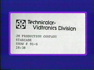 Professional production values at work, folks.