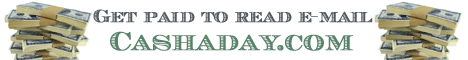 Cash-A-Day:
Min Payout: US$30
$0.02 per email
$0.01 for referrals emails
Referrals 2 levels deep