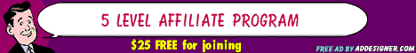 $25 In your advertising account for signing up (for FREE)
At EternalHits you can earn money in 4 ways
1. Displaying Banner Adverts on your web site, $1.50 CPM
2. Displaying Text Adverts on your web site (Web Ads) $1.50 CPM
3. Using the Direct Traffic Scheme(DTS)
or sending traffic to the Direct Traffic Scheme. (3c per visitor)
4. Referring new members to EternalHits. ($3 per Direct Referral)