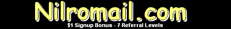 Nilromail:
Min Payout: US$40
$1 Signup bonus
Referrals 7 levels deep
10%, 5%, 5%, 4%, 3%, 2%, 1%
