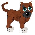 Angie, Fem, Puppy, Mixie, Mom is a great showposer