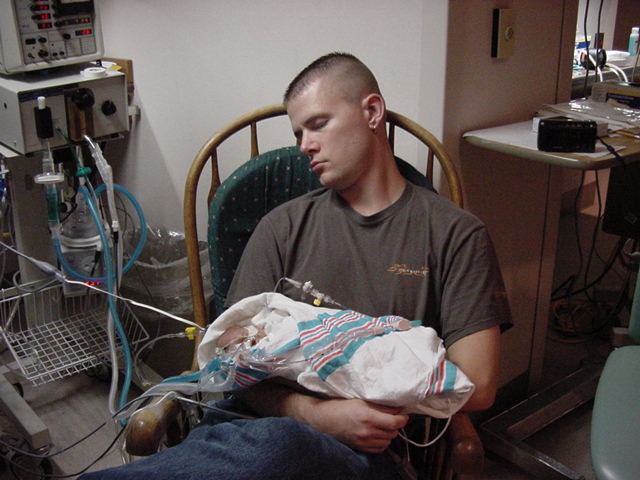 Daddy and Me sleeping
