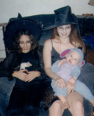 Jeffery with Aunt Lauryn and Mommy