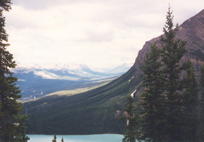 Above Lake Louise