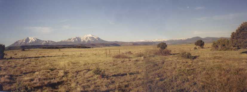 The Spanish Peaks and Sangre de Cristos