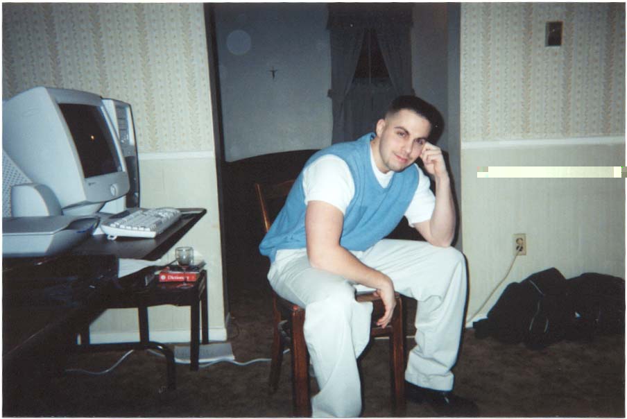 Me at the PC
