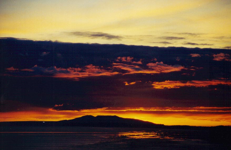 Sunset over Sleeping Lady