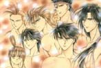 *DROOL!* The seven seishi of Suzaku without their tops on!!!