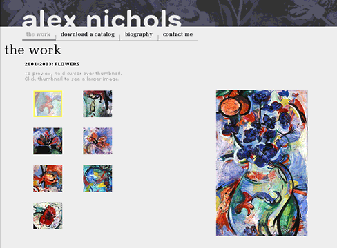 Alex Nichols Website Exhibit
