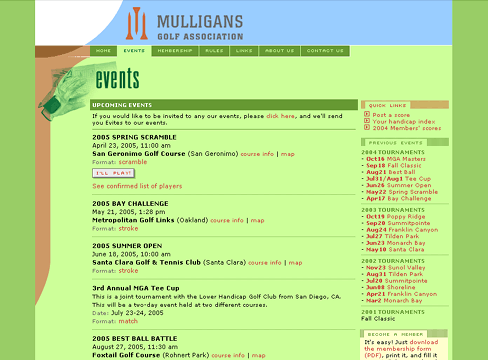 Mulligans Golf Association