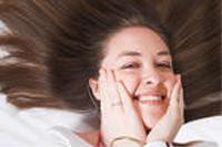 Restauração do cabelo como a solução dos los do cabelo. Hair care.