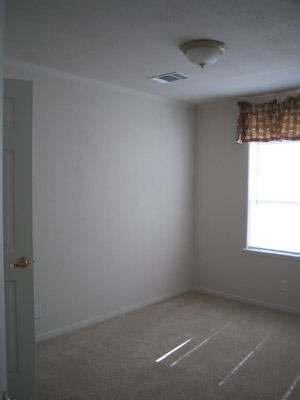 View of the craft room/office