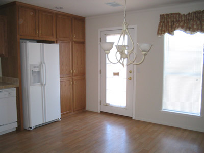 View of the kitchen