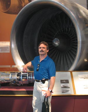 Eric at the Smithsonian, July 2005