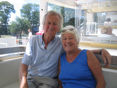 Mum and dad on the Windsor Wheel