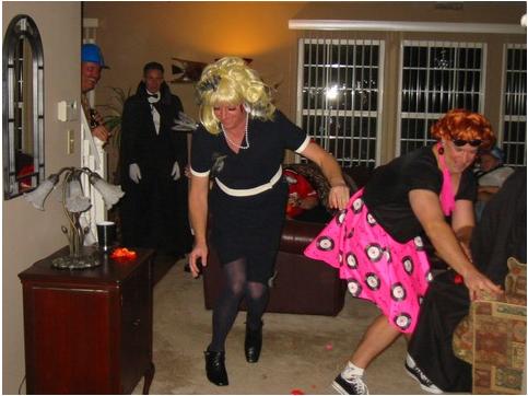 THE GIRLS GET COMPETITIVE