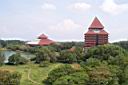 Rektorat dan balairung UI, dua gedung kebanggaan Universitas Indonesia