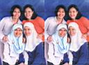 Hasil modifan ocu menggunakan software CorelPhotopaint. Coba tebak, yang benar yang kiri atau yang kanan?