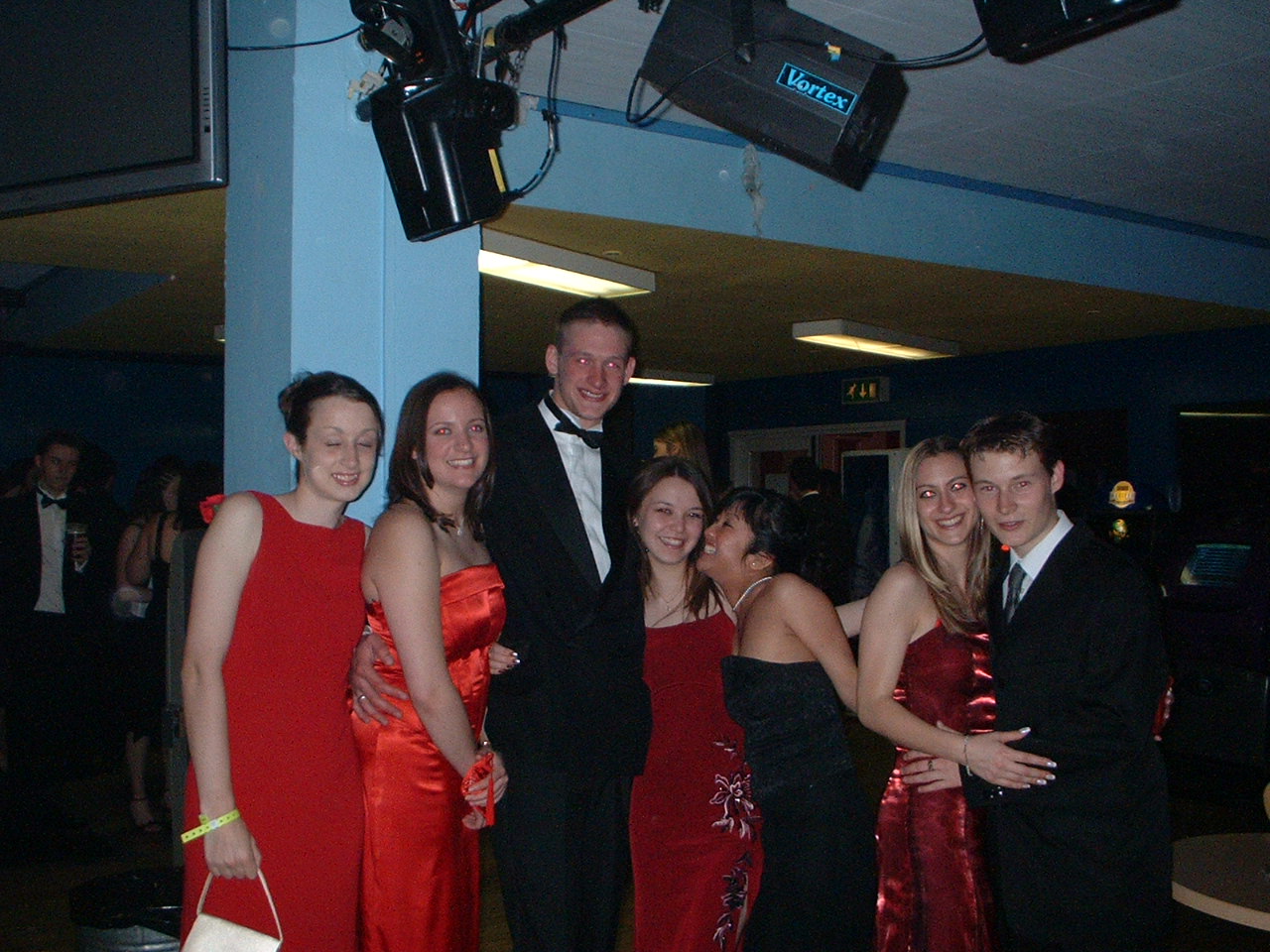 The ladies in red