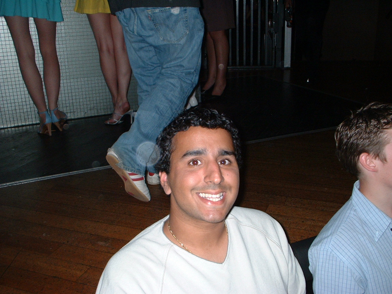 And the sun stepped over for G and his pearly whites