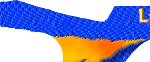 Surface picture close up