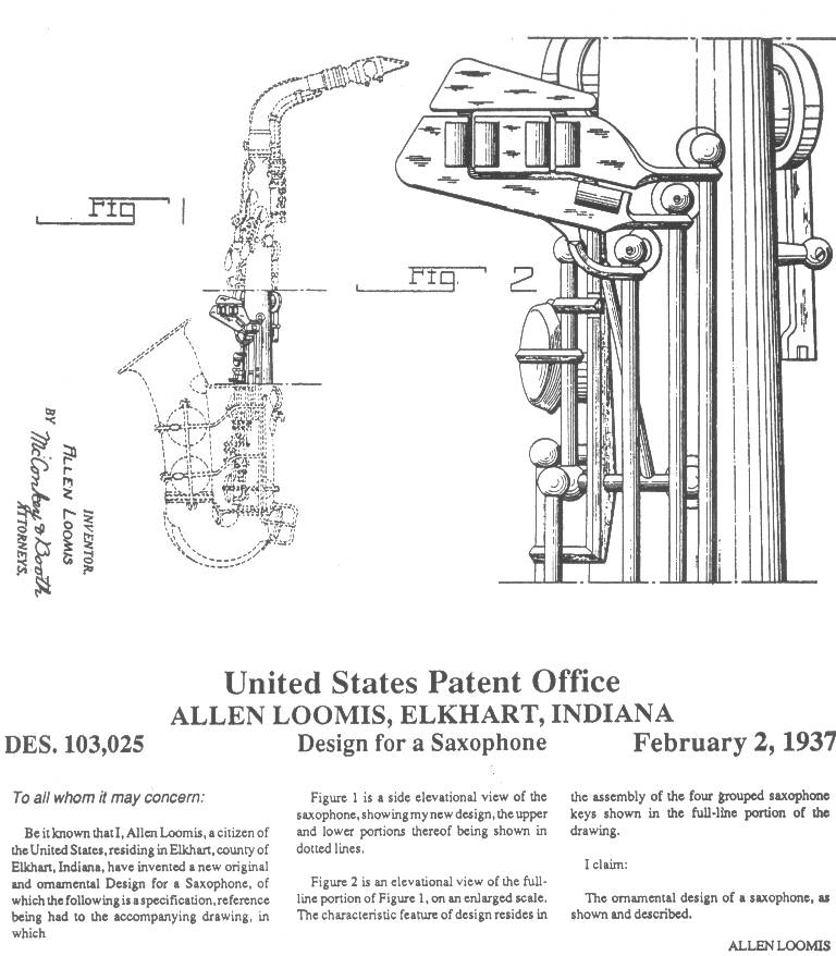 Significant Saxophone Patents