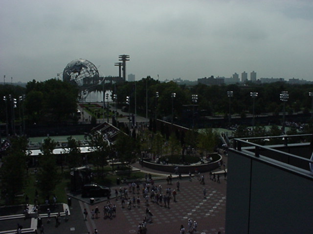 View from Arthur Ashe Stadium