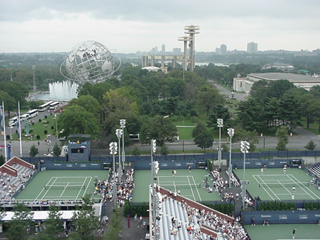 View from Arthur Ashe Stadium