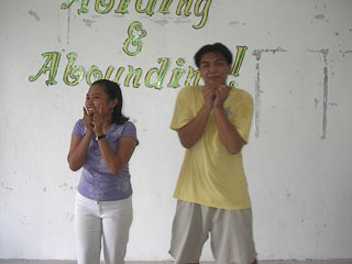 Shiilah and Carlomer at the DCF Camp, Nov 6, 2004.