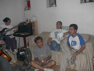 Practice at Ate Flor's, March 22,2004.