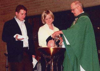 AJ's baptism day