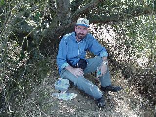 John with the cache.