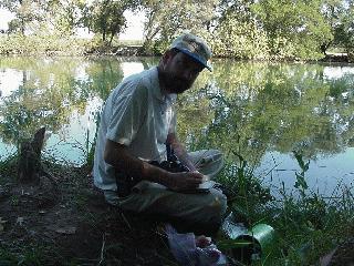 John with the cache.