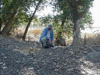 John with the cache.