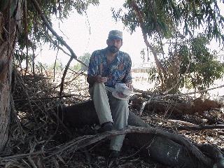 John with the cache.