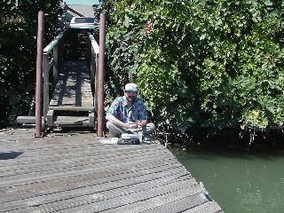 John with the cache.