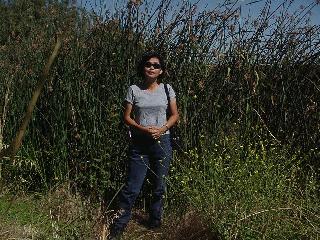 Aciu beside the marsh.