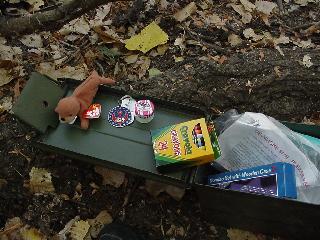 SWTTB with his new cache home.