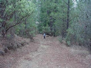 Aciu heading down the hill.