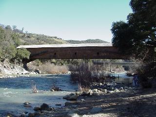 from the river